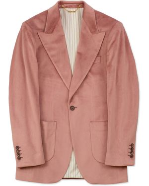 Gresham Blake Dusty Velvet Jacket - Pink