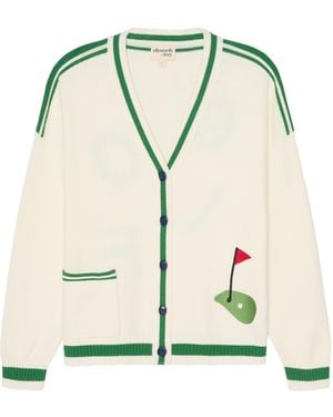 Ellsworth & Ivey Emily Varsity Cardigan - Green