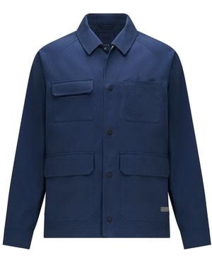 Guards London Jacob Modern Field Overshirt - Blue