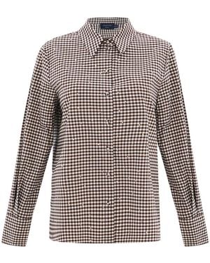 Exquise Neutrals Jamie Plaid Shirt - Brown