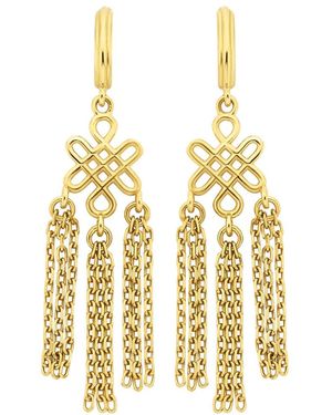 Zoe & Morgan Ether Earrings - Metallic