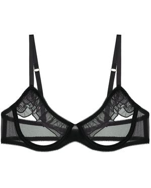 Journelle Odette Open Cup Bra - Black
