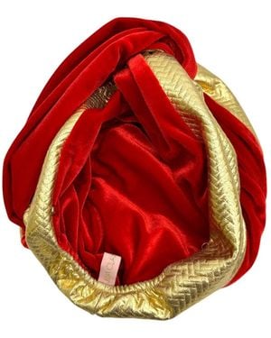 Julia Clancey Classic Zia Ruby Reversible Turban - Red