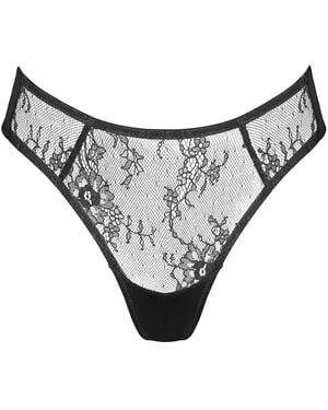 MONIQUE MORIN LINGERIE Moonstruck Cheeky - Grey