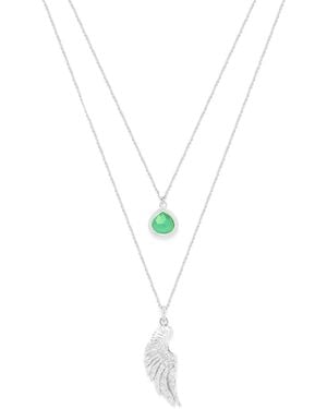 Seven Saints Archangel Raphael Angel Of Healing Necklace - Metallic