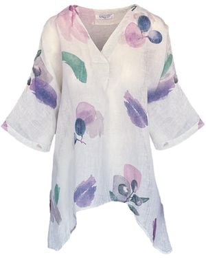 Haris Cotton Oversized Blouse - Purple