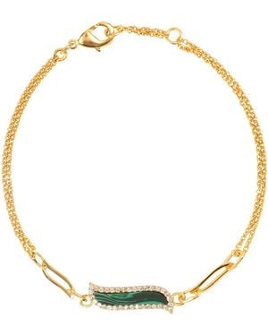 Lila Rasa Double Chain Bracelet - Metallic