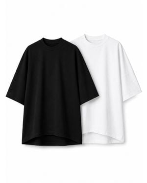 Clothes by Locker Room Oversized Essential T-Shirt Set – & One Size - Black