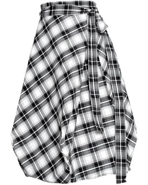 Bianca Popp Wrapped Skirt - White