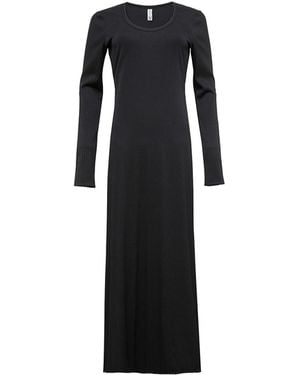 Audrey Vallens Miss Av Rib Dress - Black