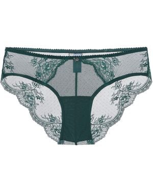 Amour D'agnette Kim Stretch Lace & Mesh Cheeky - Grey