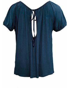 Frock Tales Posey Gathered Top - Blue