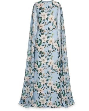 Nur Karaata Whisper Wind Gown - Blue