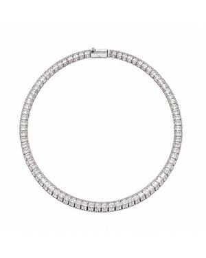 The M Jewelers The Thin Tennis Necklace - Metallic