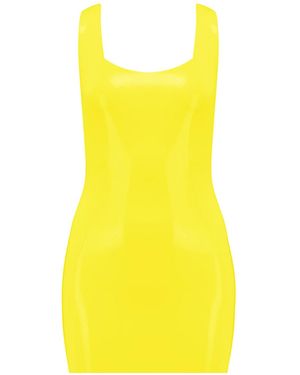 bra that you can wear with backless dress Francoise | Lemon Cowl Neck Backless Maxi Dress With Lace Insert