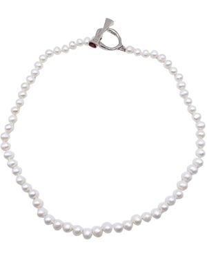 Amy Delson Jewelry Pearl - Metallic