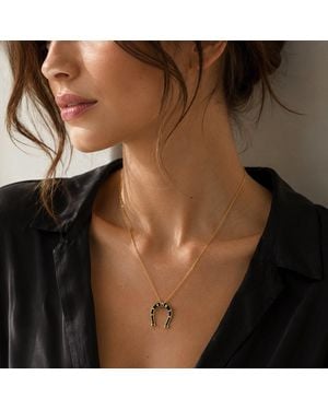 Nowart Jewelry Horseshoe Necklace - Metallic
