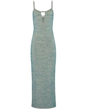 STATE OF GEORGIA The Statement Dress Mottled - Green