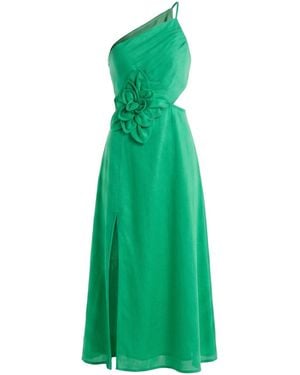 Yumi Kim Romy Linen Dress - Green