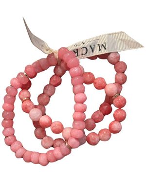 MacRae & Co Mixed Rock Bracelet - Red