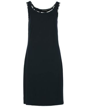 Conquista Simple Comfort Sleeveless Dress - Black