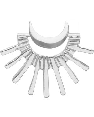 Sophie Simone Designs Earrings Rising Moon - White