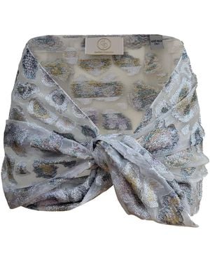GeeGee Collection Neutrals Pippa Beach Skirt - Grey