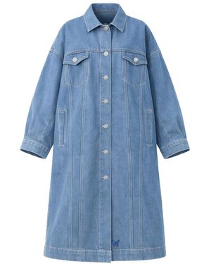 Maui X Lolita All-Star Oversized Denim Jacket - Blue