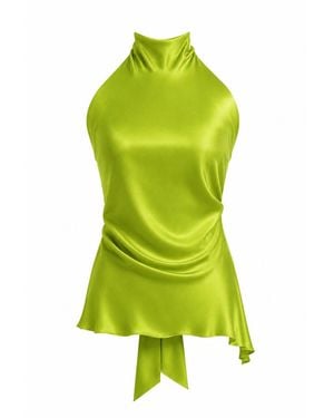 The Ethos Studio Alica Top, Silky - Green