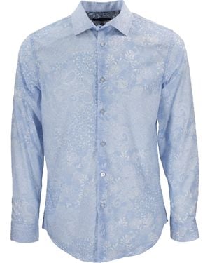 lords of harlech Nigel Punisher Paisley Sky - Blue