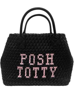 Lilly Loves Posh Totty Vegan Hand Bag - Black