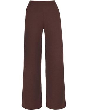 SALANIDA Bene 100% Merino Wide Pants Chocolate - Brown