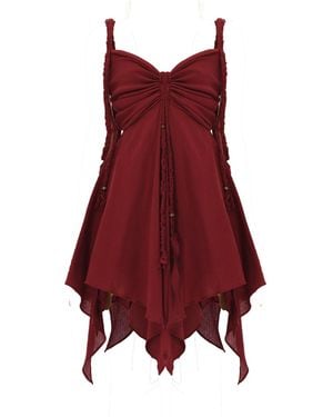 Zhenabia Ninsun Dress - Red