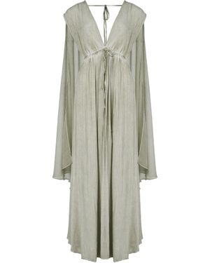 Zhenabia Neutrals Fairy Dress Khaki - Grey