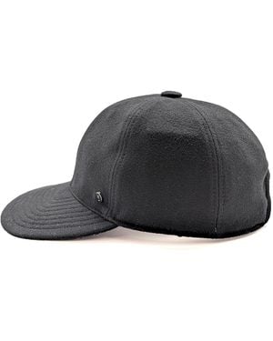 DORIA 1905 Cashmere Rolling Baseball Cap - Black