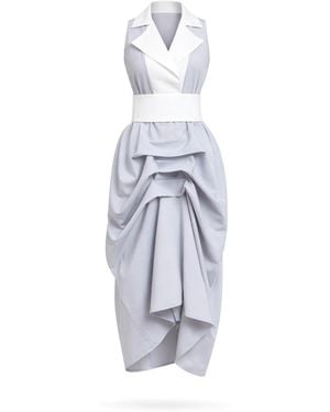 Lumina Eligma The Tuxedo Dress - Blue