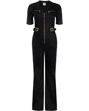 Donna Ida Opal The Softly Curved Jumpsuit - Black