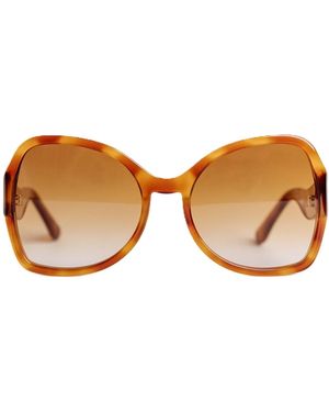 We the Stars Cleopatra's Gaze Sunglasses - Brown