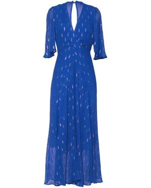 Rose & Nancy Talia Sparkle Maxi Dress - Blue