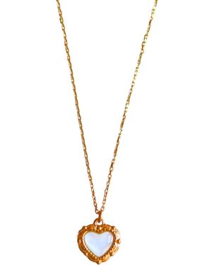Mulgaro The Kore Heart Necklace - Metallic