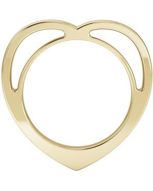 The Link Between Heartfelt Statement Ring - Metallic