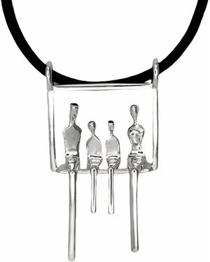 Yenny Cocq Llc Family Of Four - Metallic