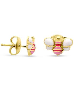 Cloud Haven Bumblebee Stud Earrings - Metallic