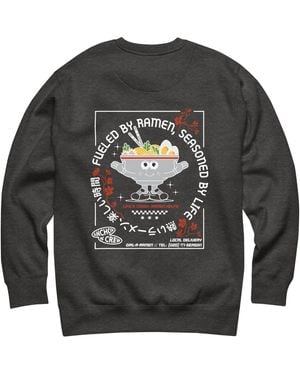 Anchor and Crew Heather Ramen House Dial-A-Local Organic Cotton Sweatshirt - Grey
