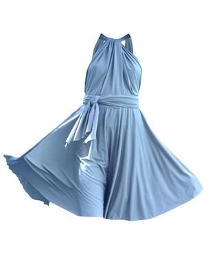 Ceylan Bcn Mini Dress Jeans - Blue