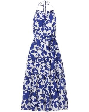 Change of Scenery Neutrals Abbie Halter Dress - Blue
