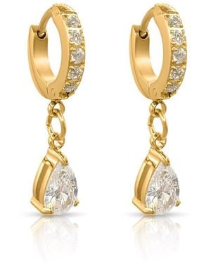 Evie Jewelry Final Cut Huggie Earrings - Metallic