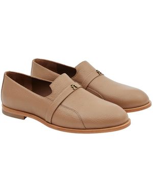 JANE ATELIER Neutrals Janik Handcrafted Leather Loafer - Brown
