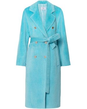 GIODORO Adioro Alpaca Coat - Blue