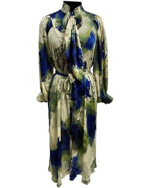 Zasta Studio Summer Print Edition Dress Four - Green